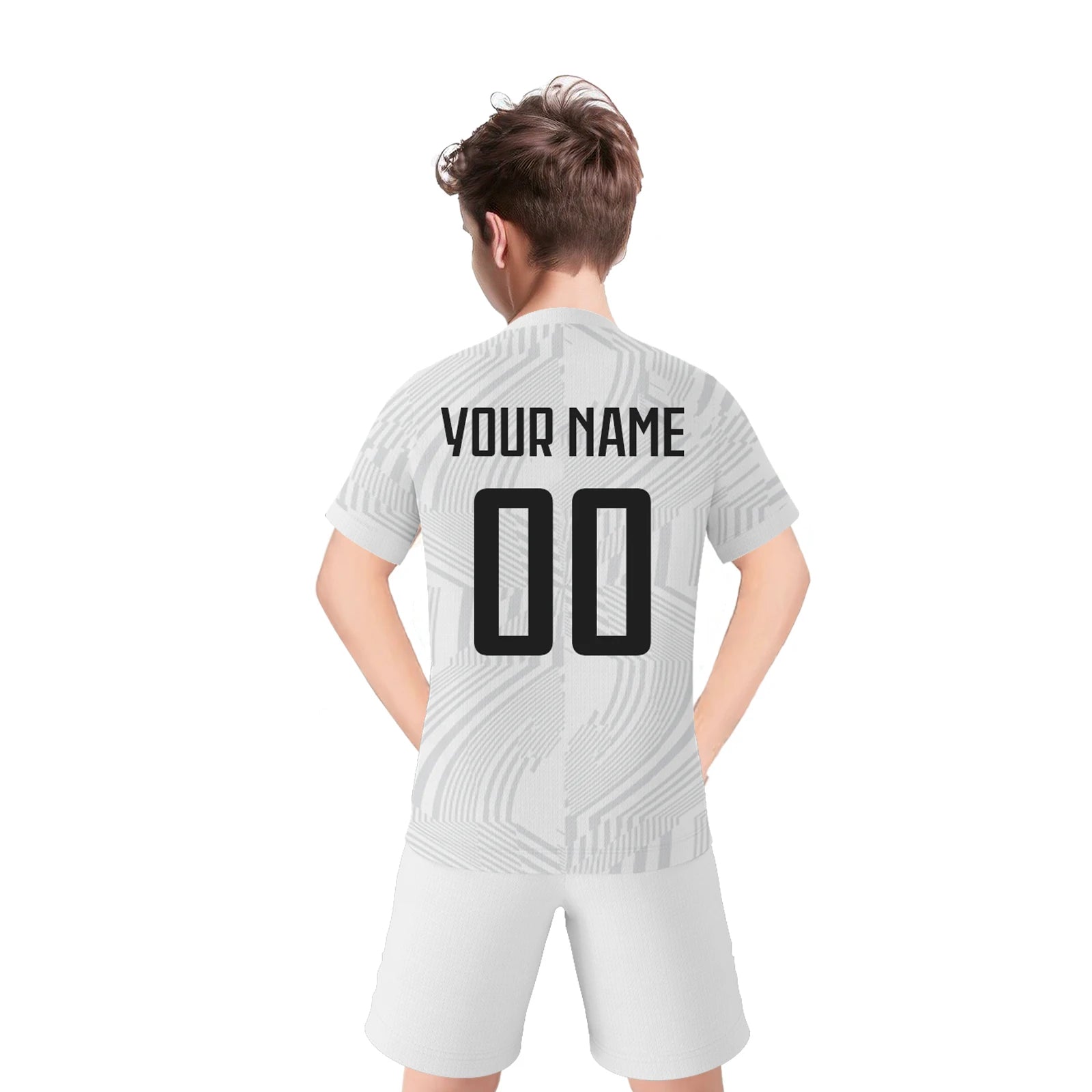 Custom Kids Ghana Soccer Jersey Set Personalized Printed Name Number Football Training Uniform Sportswear for Youth Boy Girls