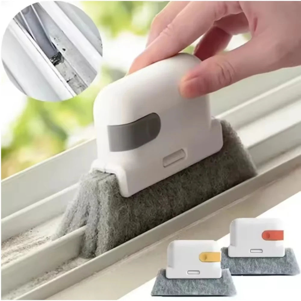 1/2/3Pcs Groove Cleaning Tool Window Frame Door Groove Cleaning Brush Sliding Door Track Cleaning Tool Hand-held Crevice Cleaner