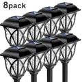 1-10Pack Solar Yard Lights Bright Lawn Lights Outdoor Waterproof Led Solar Pathway Lights Landscape Path Lights