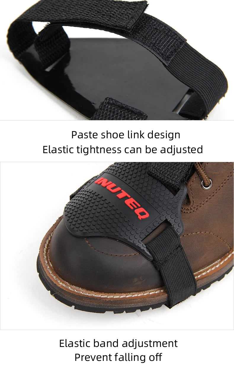 Motorcycle Shift Pad Rubber Boot Protective Cover Adjustable Shifter Shield Anti Slip Pad Shoe Cover Motorcycle Shoe Protection