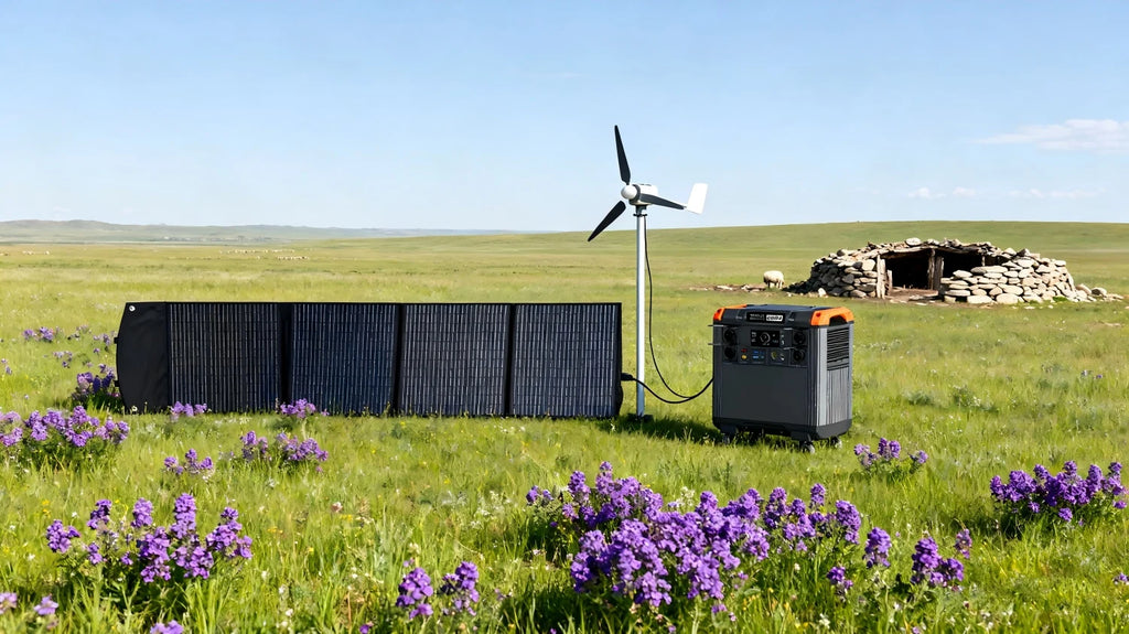 Portable Power Station 3000W LiFePO4 Battery, Fast Charging, Suitable for Outdoor Trips, Parties and Indoor Emergency Pow