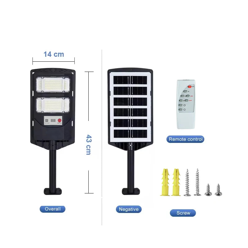 50000LM 1000W/800W/600W Solar Led Light Sunlight Outdoor Powerful Outdoor Motion Sensor Solar Lamp Garden Street Spotlight Lamp
