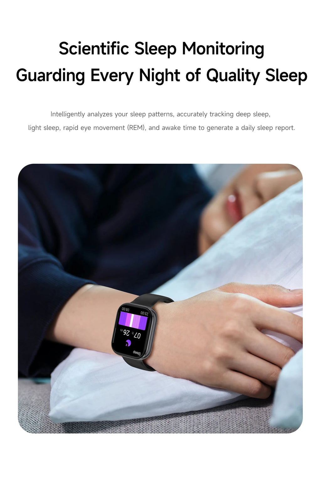 New 1000mAh Battery Smart Watch Women Heart Rate Sleep Monitoring Bluetooth Call IP68 Waterproof Smartwatch Men For Android IOS