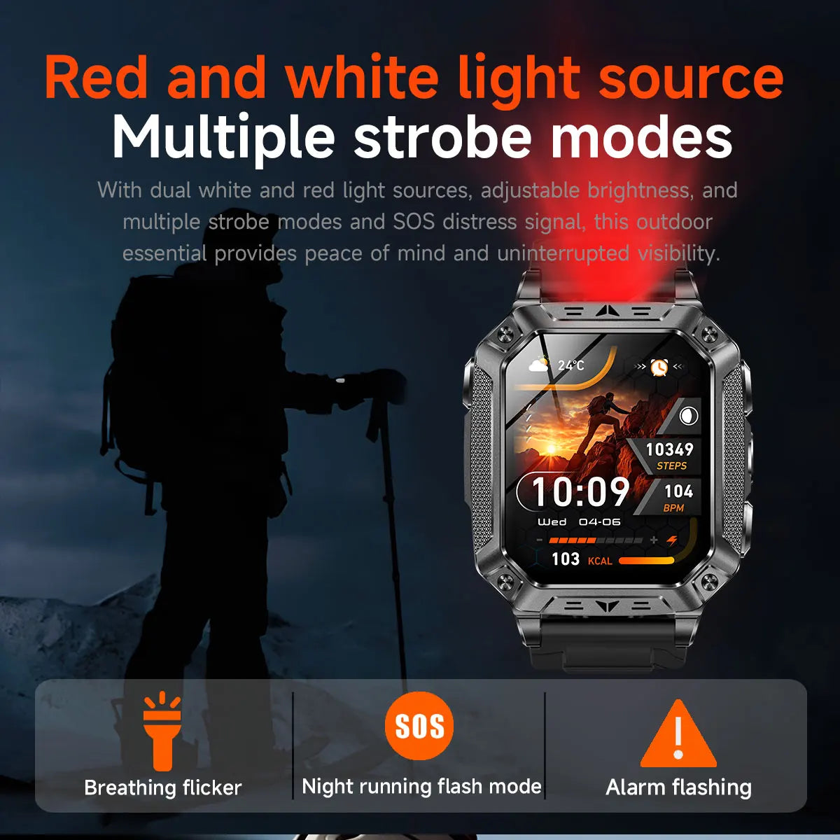 2026 New T-REX3 exercise 1400mAh Battery Smart Watch Tracking 10ATM Waterproof Sports Tracker Outdoor Military Smart Watch Men