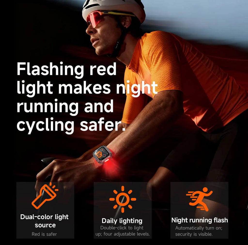 2026 New T-REX3 exercise 1400mAh Battery Smart Watch Tracking 10ATM Waterproof Sports Tracker Outdoor Military Smart Watch Men