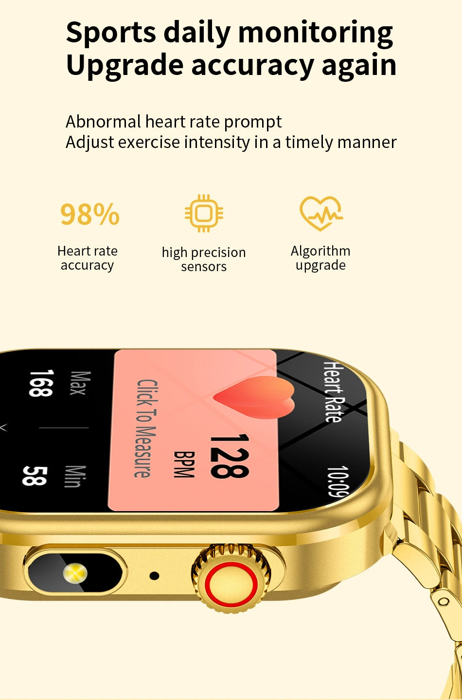LIGE New Smart Watch Men 2.01'' HD Flashlight Bluetooth Call Heart Rate Sleep Health Monitor Sports Waterproof Smartwatch Women