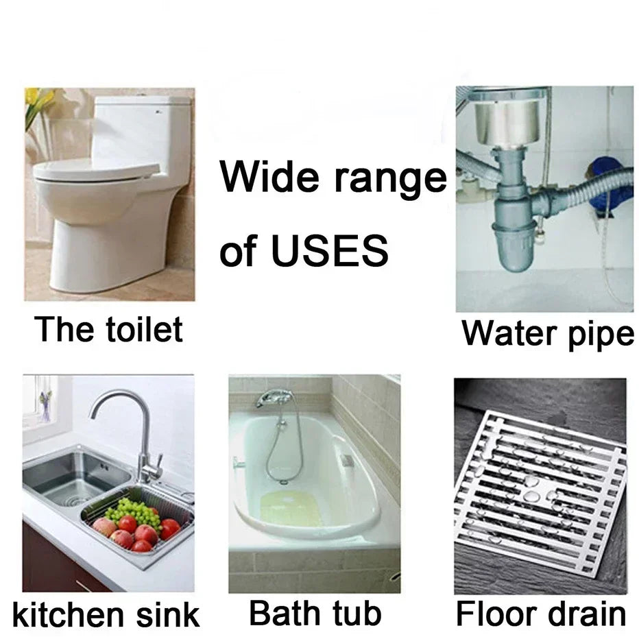 Drain Cleaning Brush Tool for Bathroom Hair Sink Pipe Unclogging Drain Cleaner Hook-Style Snake Floor Hair Remover