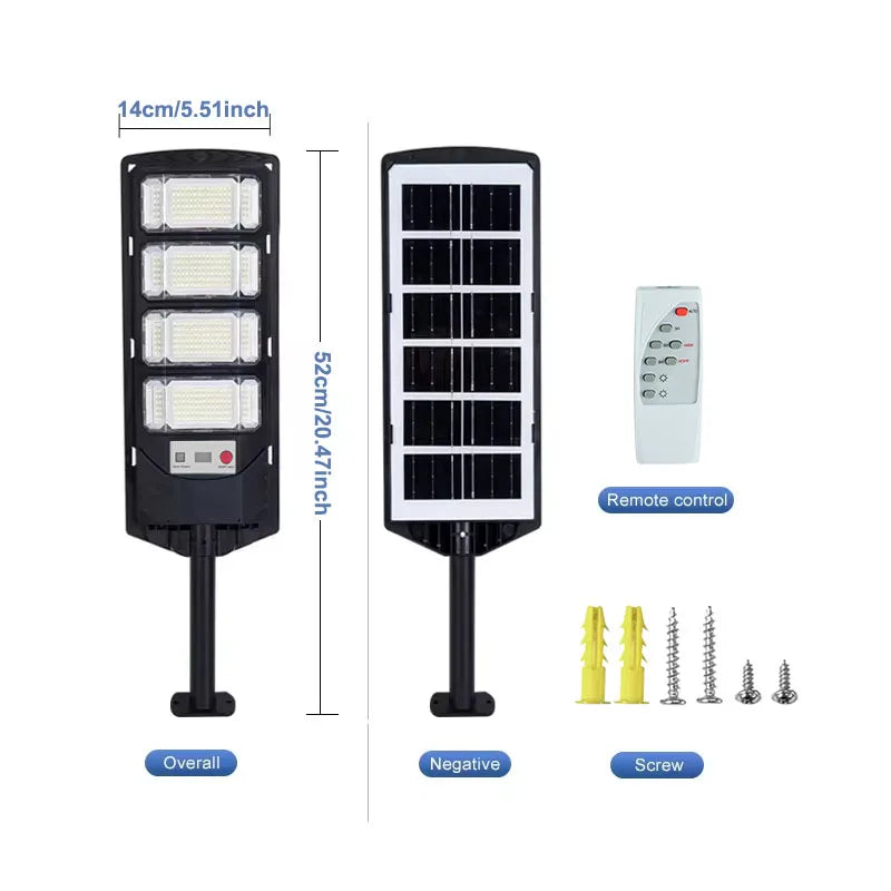50000LM 1000W/800W/600W Solar Led Light Sunlight Outdoor Powerful Outdoor Motion Sensor Solar Lamp Garden Street Spotlight Lamp