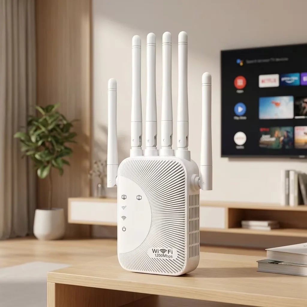 Dual Band Wifi AmplifierAC1200/AC300  2.4G/5G Repeater Network Expander Range Extender Wireless Router Signal Booster