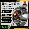 2026 New T-REX3 exercise 1400mAh Battery Smart Watch Tracking 10ATM Waterproof Sports Tracker Outdoor Military Smart Watch Men