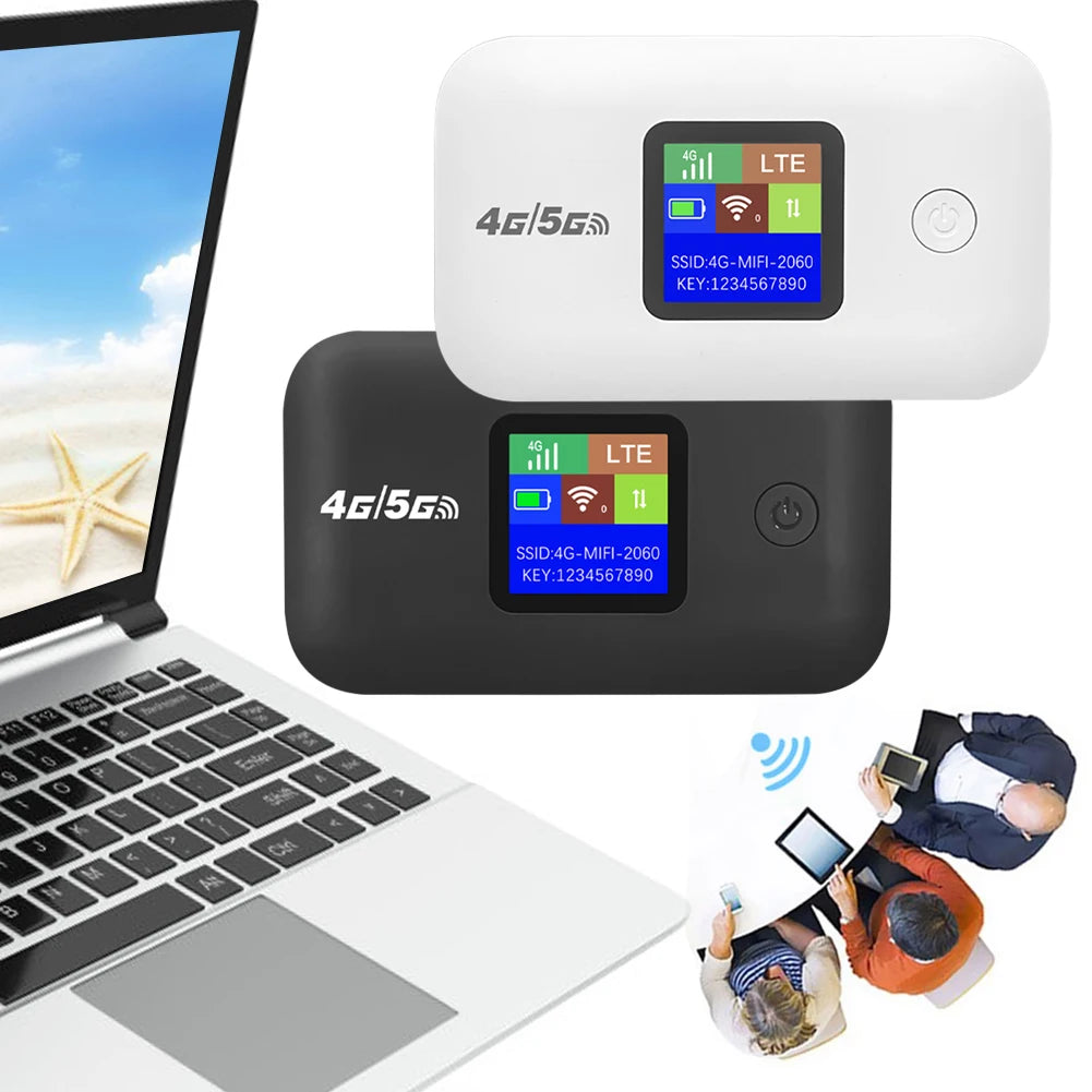 4G Mobile WIFI Router 150Mbps 4G LTE Wireless Router 3000mA Portable Pocket MiFi Modem Mobile Wifi Hotspot with Sim Card Slot