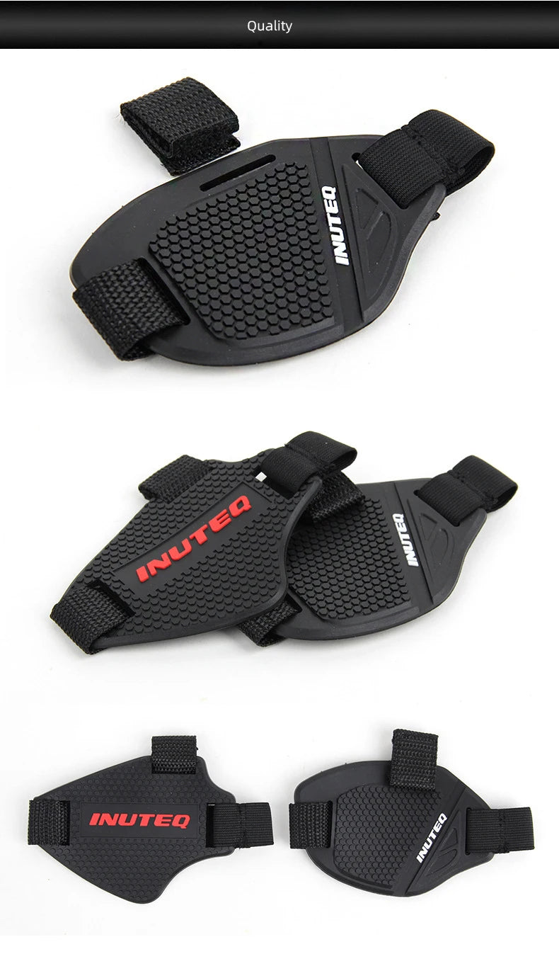 Motorcycle Shift Pad Rubber Boot Protective Cover Adjustable Shifter Shield Anti Slip Pad Shoe Cover Motorcycle Shoe Protection