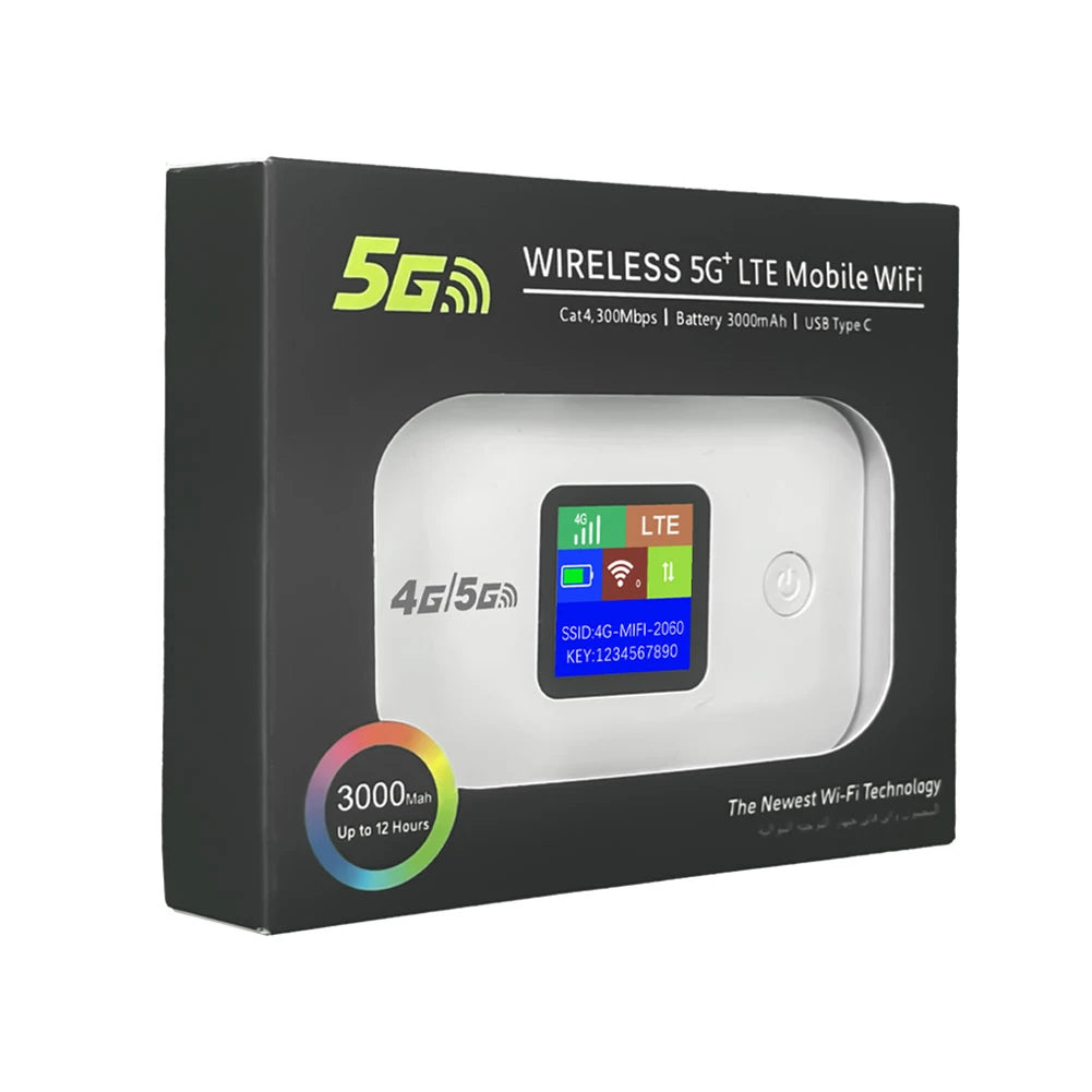 4G Mobile WIFI Router 150Mbps 4G LTE Wireless Router 3000mA Portable Pocket MiFi Modem Mobile Wifi Hotspot with Sim Card Slot