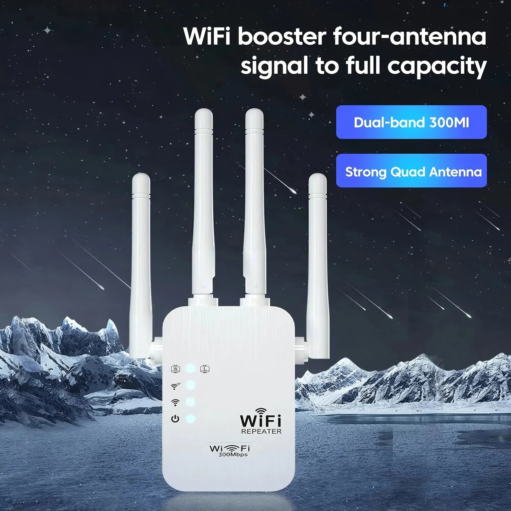 WiFi Dual Network interface Signal Amplifier Router Network Amplifier Long Range Signal For Small Office