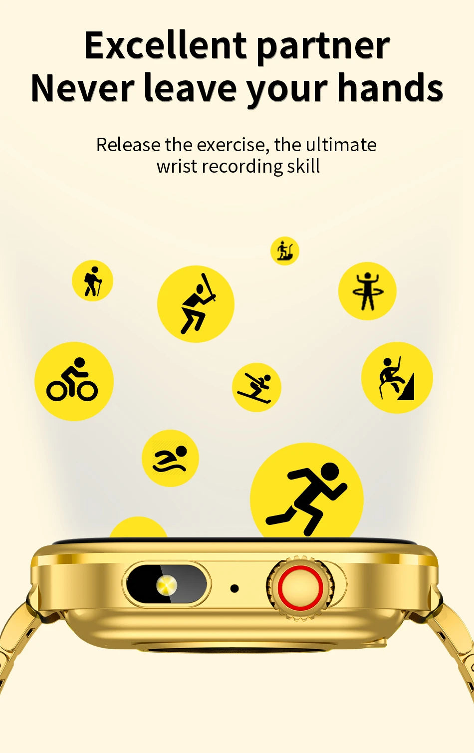LIGE New Smart Watch Men 2.01'' HD Flashlight Bluetooth Call Heart Rate Sleep Health Monitor Sports Waterproof Smartwatch Women