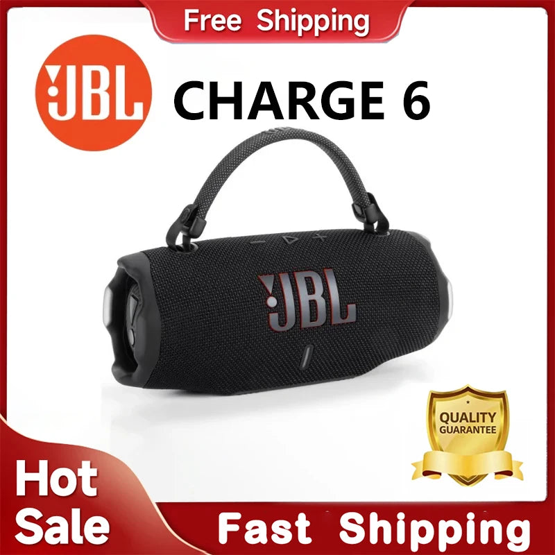 JBL Charge 6 Portable Bluetooth Speaker IP68 Waterproof Deep Bass Outdoor Wireless Stereo Speaker Power Bank Boombox