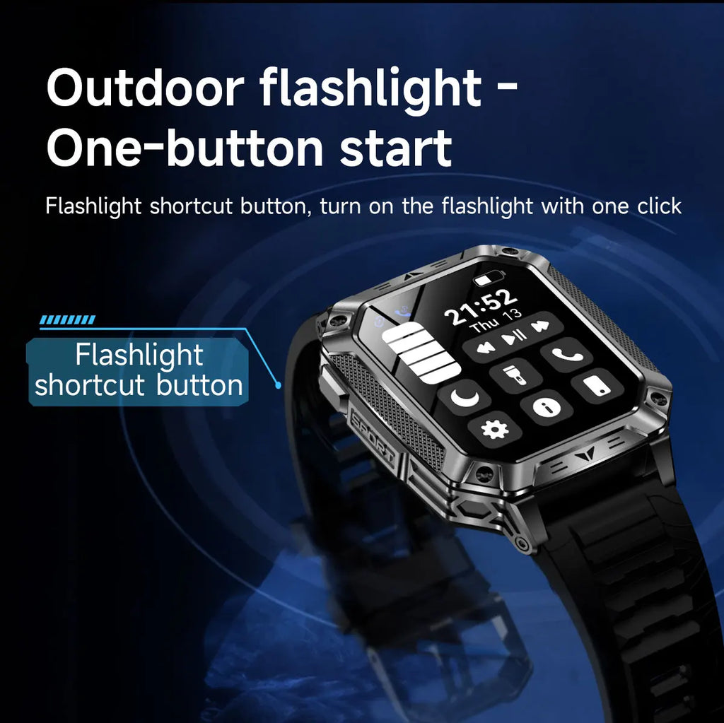 2026 New T-REX3 exercise 1400mAh Battery Smart Watch Tracking 10ATM Waterproof Sports Tracker Outdoor Military Smart Watch Men